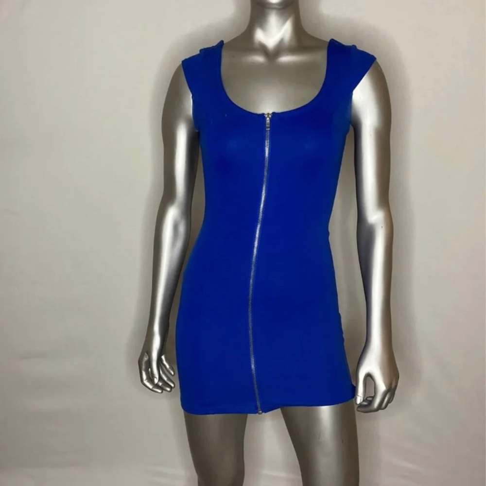 💜Blue bodycon mini dress